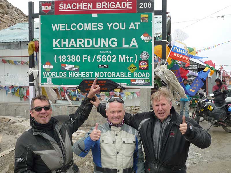 Khardung La Pass in the Indian Himalayas