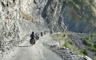 Off-road track in India