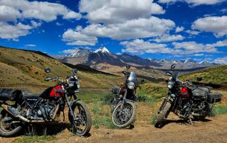 Three Motorcycles in India