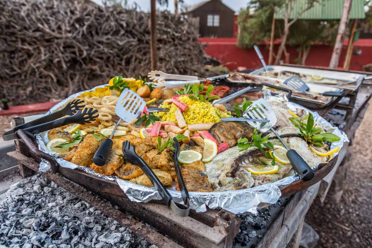 Barbecuing Together in Africa