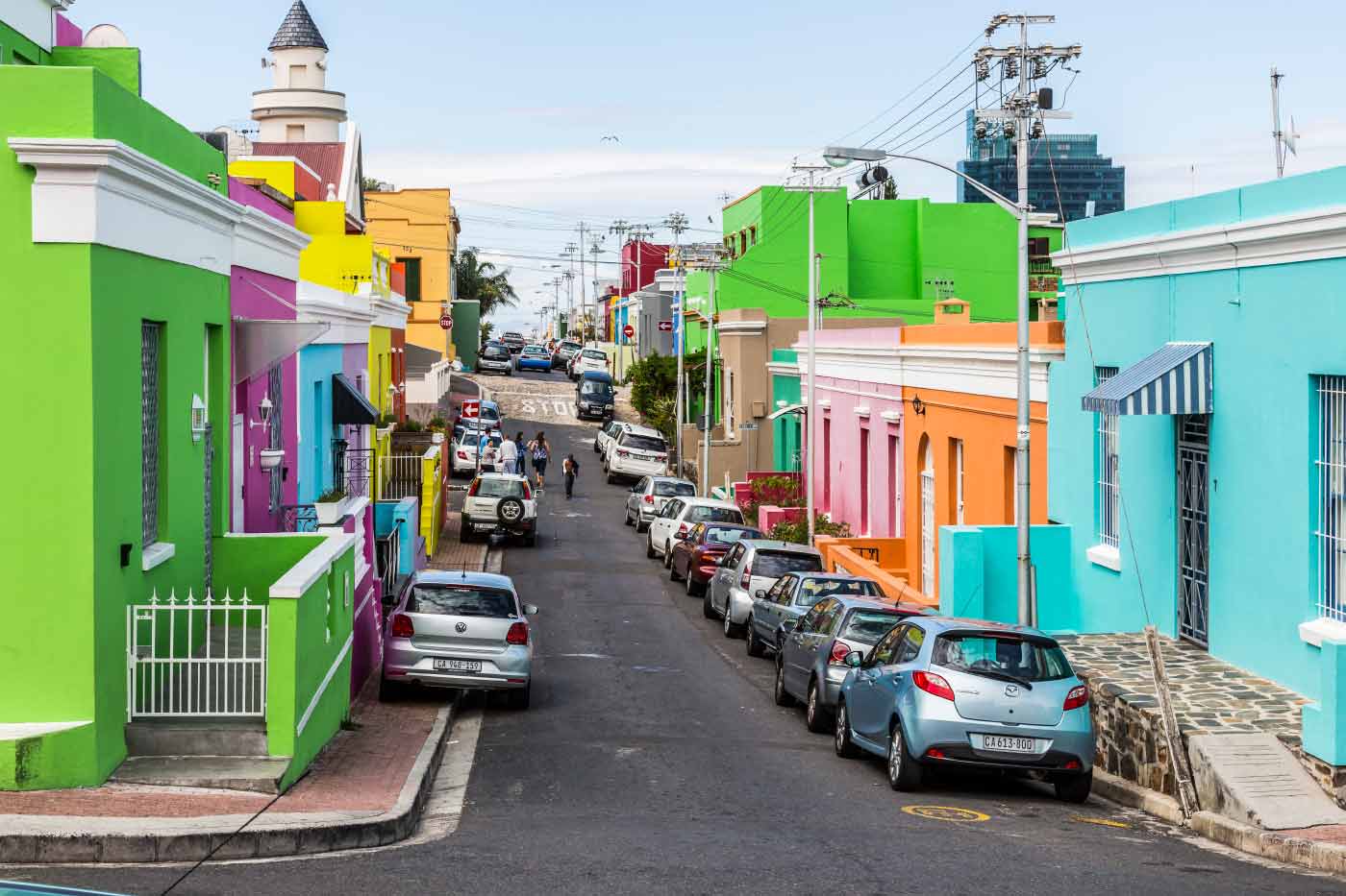 Colorful houses in Africa